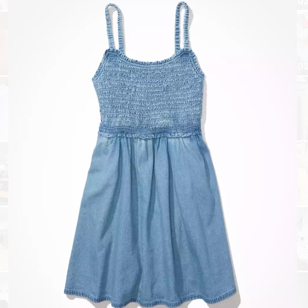 Denim Tank Dress﻿